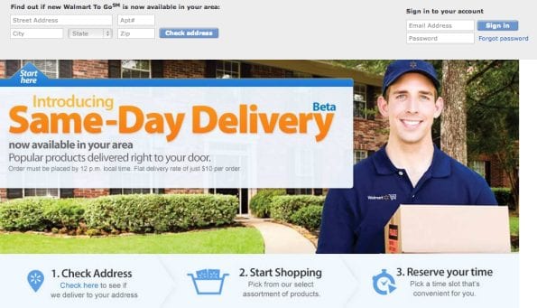 Walmart same day