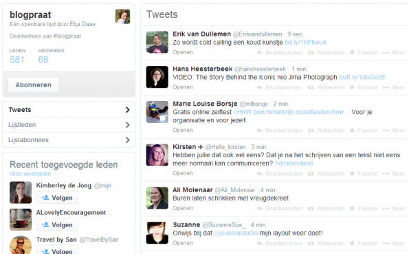 twitterlijst blogpraat