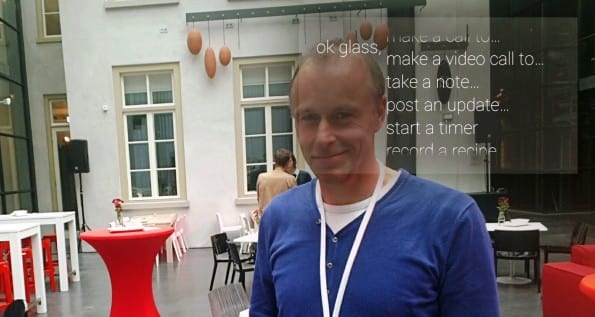 foto gemaakt met Google Glass