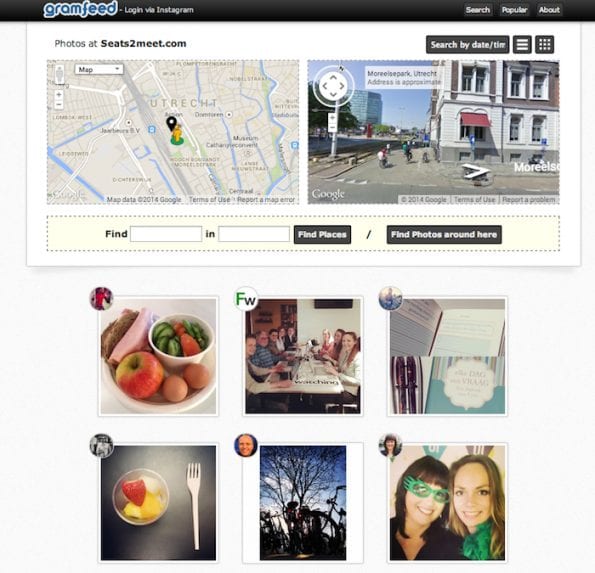 instagram voor locaties