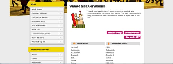 Kassa community Vraag & Beantwoord