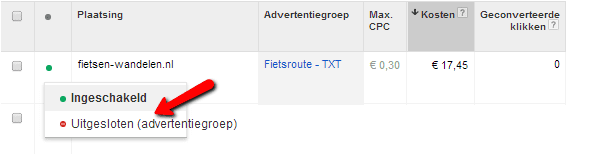 plaatsing_uitsluiten