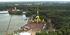 Het hoofdpodium bij Decibel 2013 in Hilvarenbeek