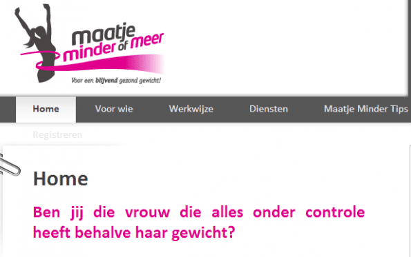 Maatje minder of meer