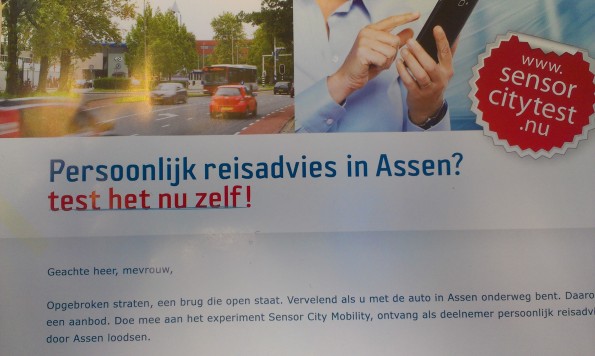 De gemeente Assen is als 'sensor city' al ver met (big) data experimenten
