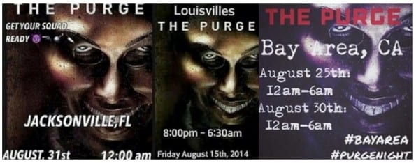 Purge flyer