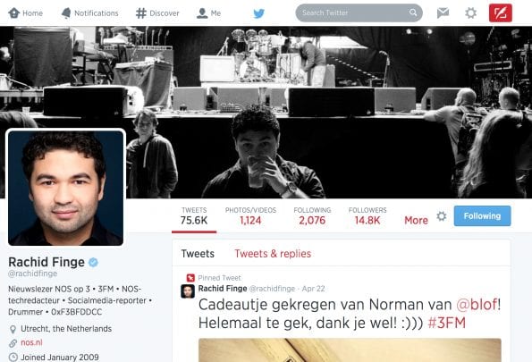 Rachid Finge gaat dieper in op de vraag hoe de reguliere media in kunnen spelen op social media.