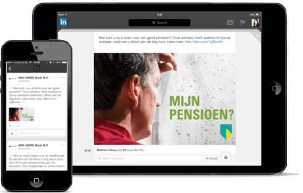 Voorbeeld mobile updates