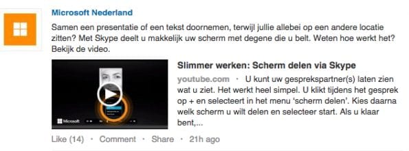 Voorbeeld video-post howto