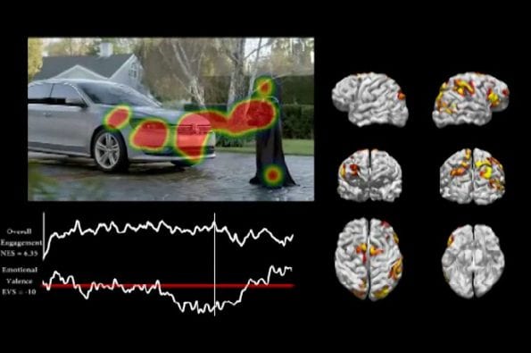 Een voorbeeld van eye tracking in een filmscene van Darth Vader