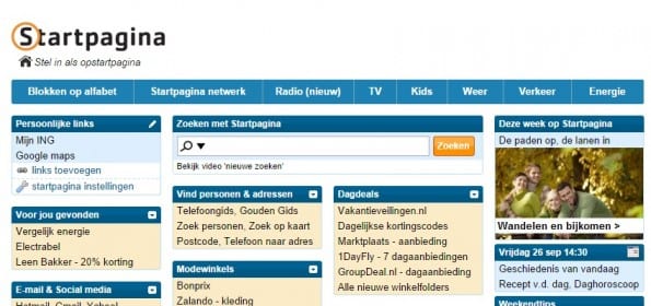 startpagina
