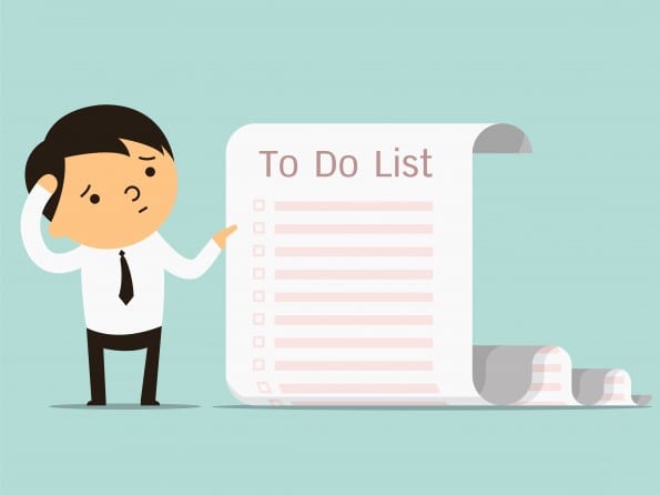 to do list businessman
