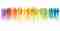 Colorful businesspeople