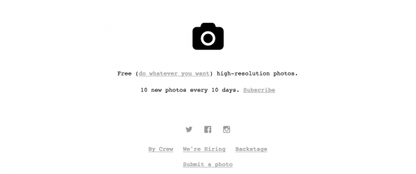webdesign Unsplash