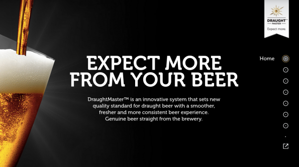 webdesign Draught Master