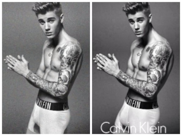 bieber voor en na