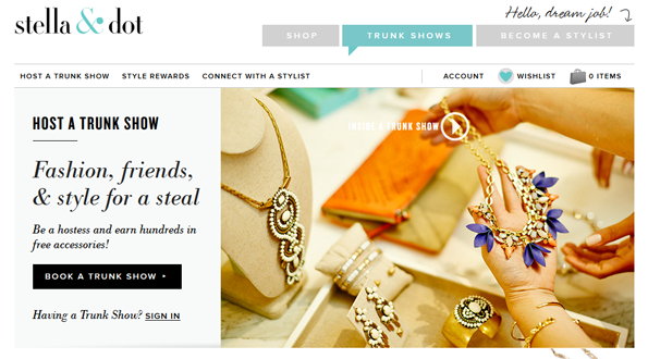 Trunkshows geven via Stella & Dot