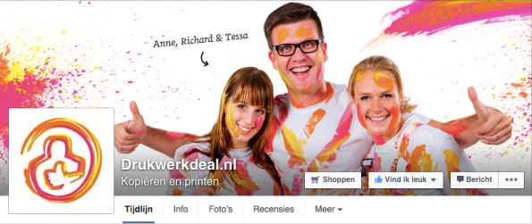 Facebook cover Drukwerkdeal