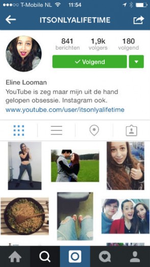 Instagram account It's only a lifetime