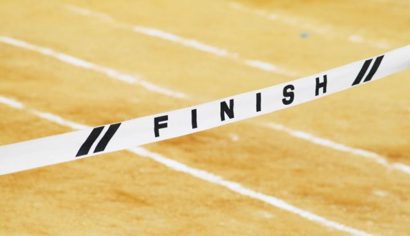 finish line