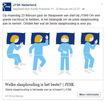 Jysk slaapweek 2
