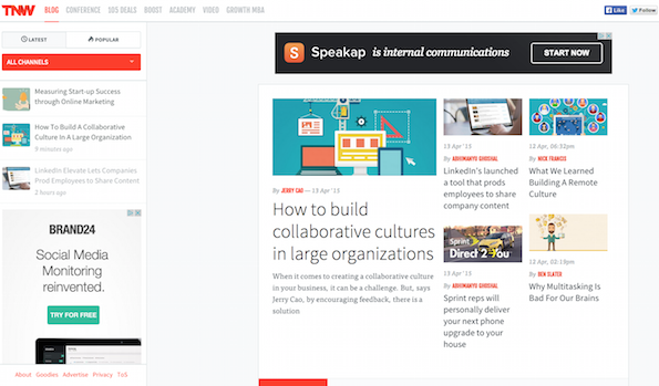 The Next Web blog 2015
