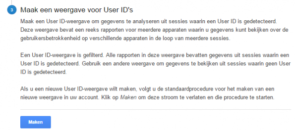 user id weergave