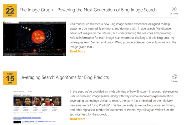 Bing blogs