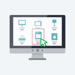Online shopping concept