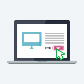 Online shopping concept