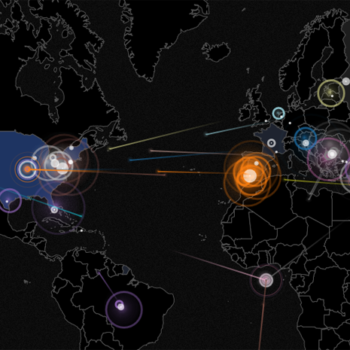 Volg live de derde wereldoorlog in cyberspace [interactieve infographic]