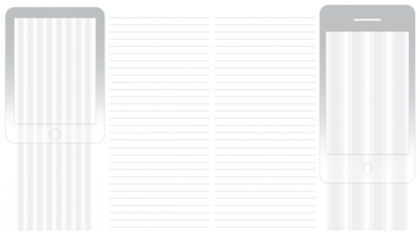 Schetspapier voor tablet en smartphone