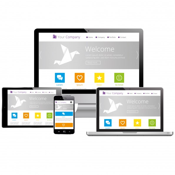 Responsive Design - Computer, Laptop, Tablet, Smartphone