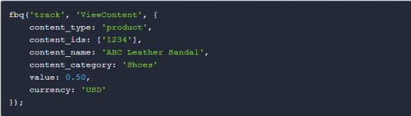Code Facebook Custom Audience Pixel
