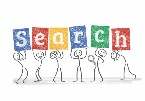 Mnnchen halten Schilder, search