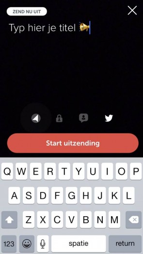 geef he periscopen uitzending een titel 