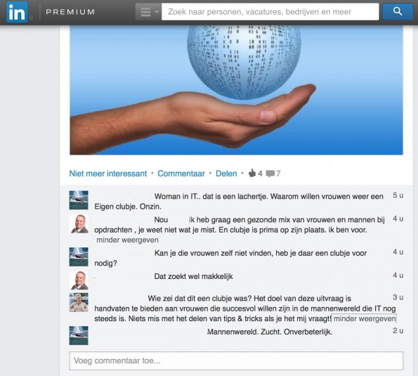 Discussie LinkedIn