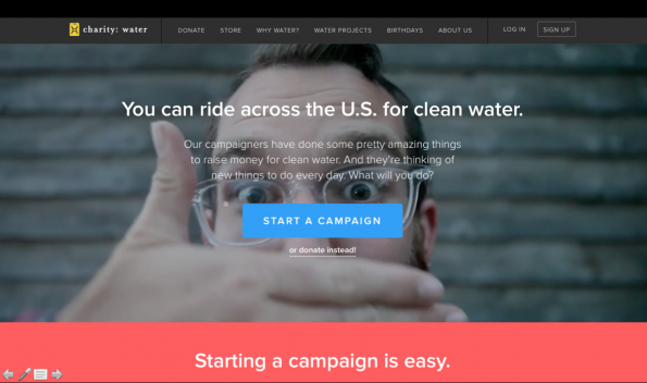 Charity: water: start je eigen digitale campagne