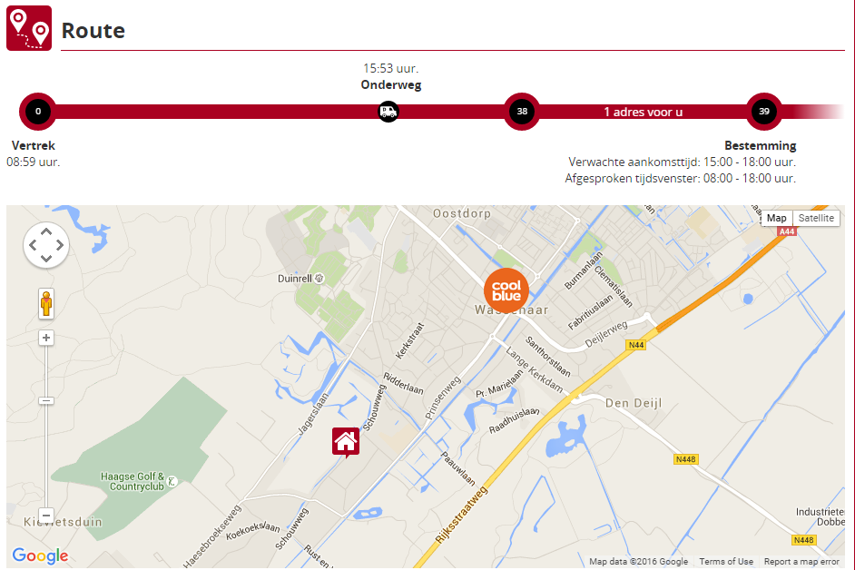 Route Dynalogic - Leveringsfase klantreis
