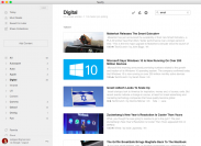 Screenshot Feedly Mac OS Macbook