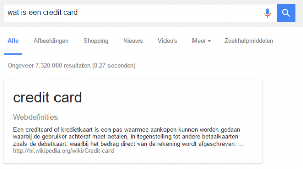 Google als encyclopedie 