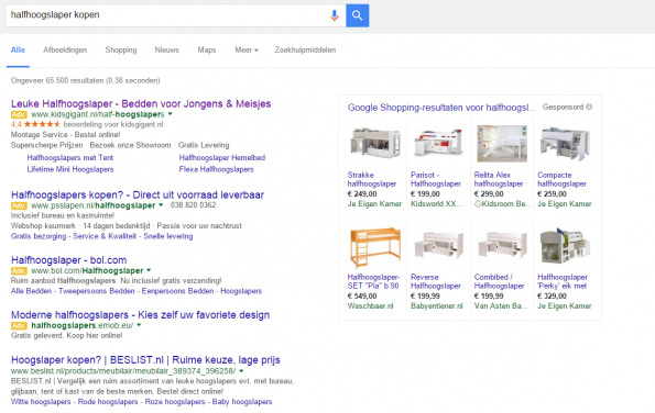 Google Adwords top 4