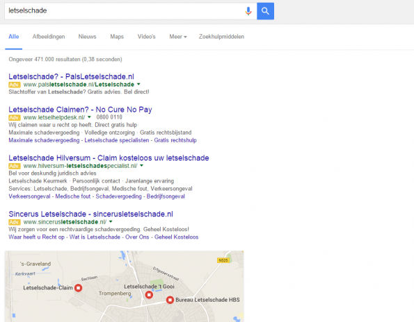 Google lokale resultaten