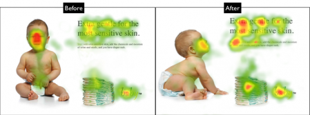 Hoe je hoger in Google komt door Neuromarketing - eyetrack baby