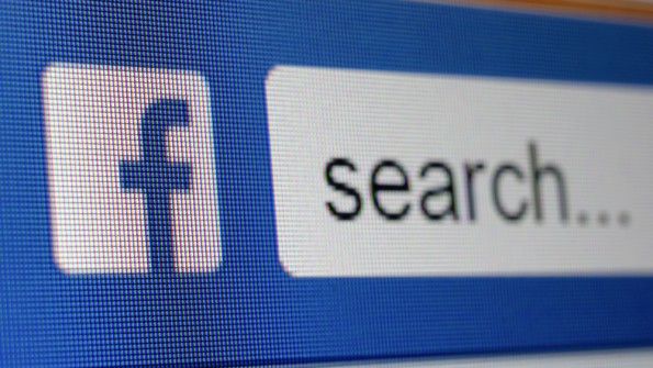 In-app search bij Facebook