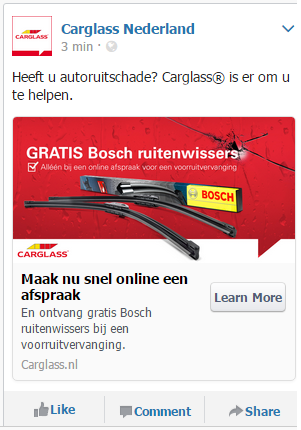 Carglass B. Facebook_Gratis_ruitenwissers