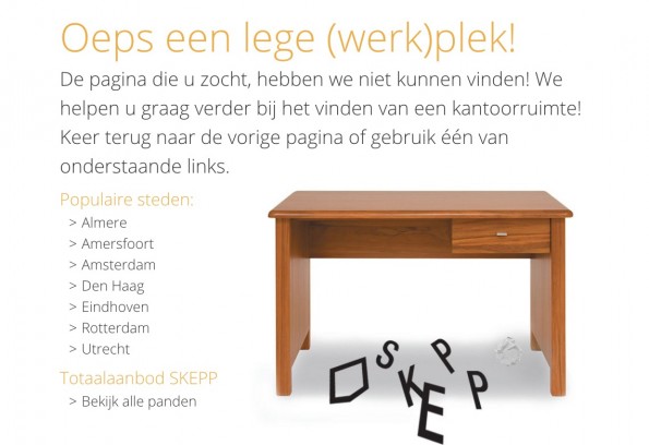 404-pagina van Skepp