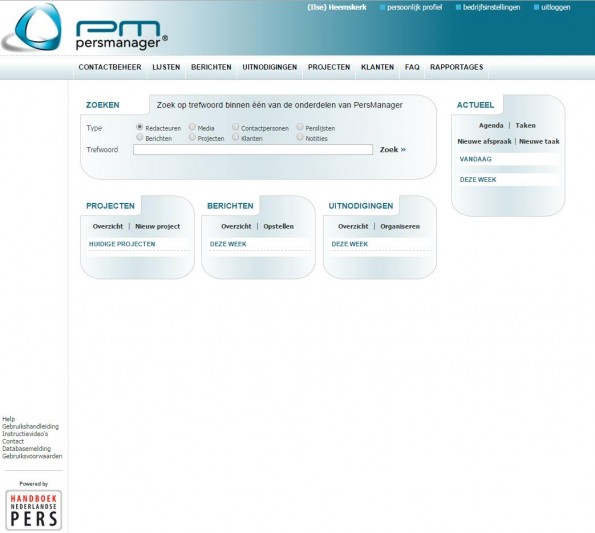 De Persmanager