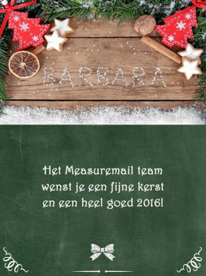 Kerstkaart Measuremail
