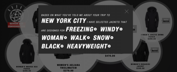 The North Face ism IBM Watson